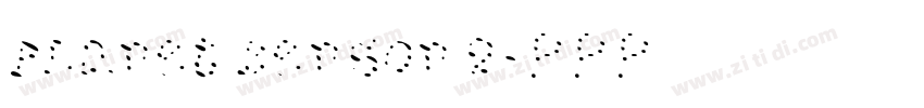 Planet Benson 2字体转换 Planet Benson 2字体转换
